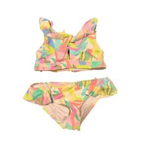 Raisins Girls 2 piece Swimsuit Size 8